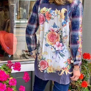 Aratta Floral Back Shirt